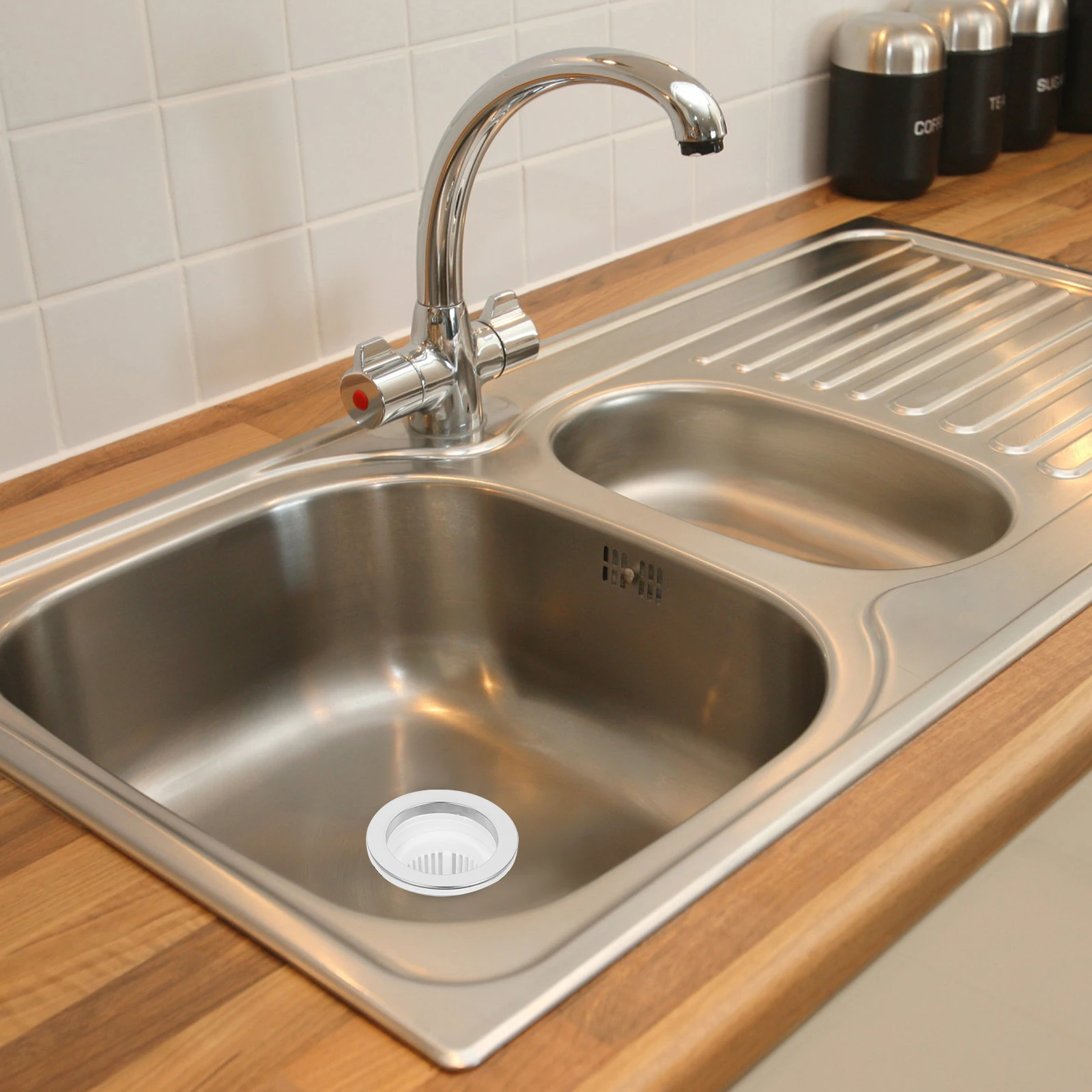 

Ceramic Basin Drain Plug Strainer for Shampoo Bed Bowl Salon Supplies Stainless Steel Sink Plugs Efficient Drainage Easy