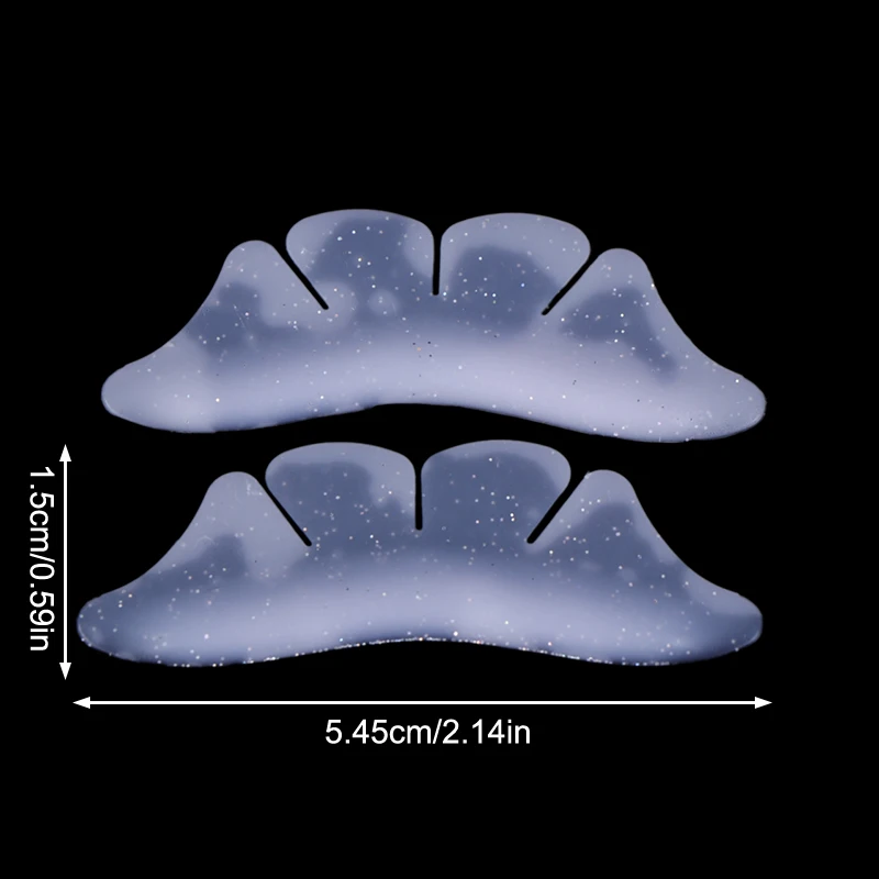 1 paio di cuscinetti per permanente per ciglia a forma di farfalla, forniture per estensione delle ciglia, cuscinetti per permanente in silicone per sollevamento ciglia