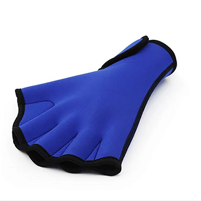 Swimming Half Finger Webbed Outdoor Paddling Palm Cover Snorkeling Surfing Swimming Non-slip Half Finger Protective Gloves