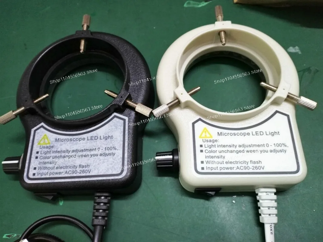 Inner Diameter 63MM Adjustable Stereo Microscope LED Ring Light Industrial Inspection Visual Monocular Video Fill Light