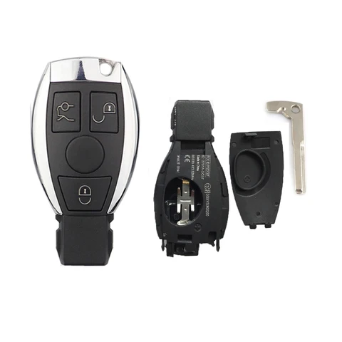 Для Mercedes Benz W205 W203 W204 W210 W211 W212 W221 W222 A B C E S G Class Key GLC CLA AMG BGA NEC R CL GL Корпус удаленного автомобильного ключа