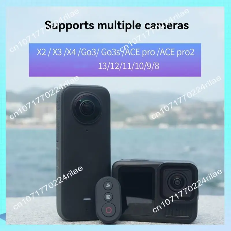 A17Z Telecomando Per Insta360 X4 X3 X2 Ace Pro 2 Gopro 13 Bluetooth Smart Fotografia Pulsante di Rilascio dell'otturatore Controller