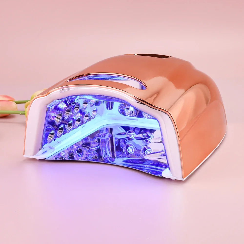 2024 high quality professional wireless portable nail light lamp rechargeable dryer Coreless 128w nail uv led lamp for nails