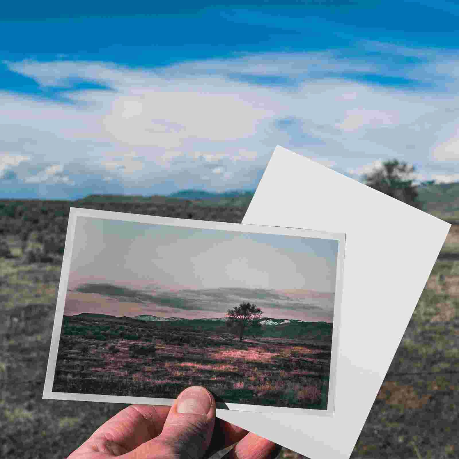 100 vellen 6-inch fotopapier afdrukken glanzende printer fotografische dagelijkse papieren hoog tandwiel