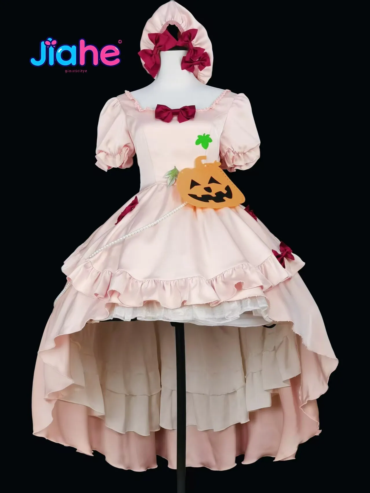Umineko: When They Cry Cosplay Lambdadelta  Costume Long Dress Princess Gown Full Set Sweet Halloween Lolita Dress for Women