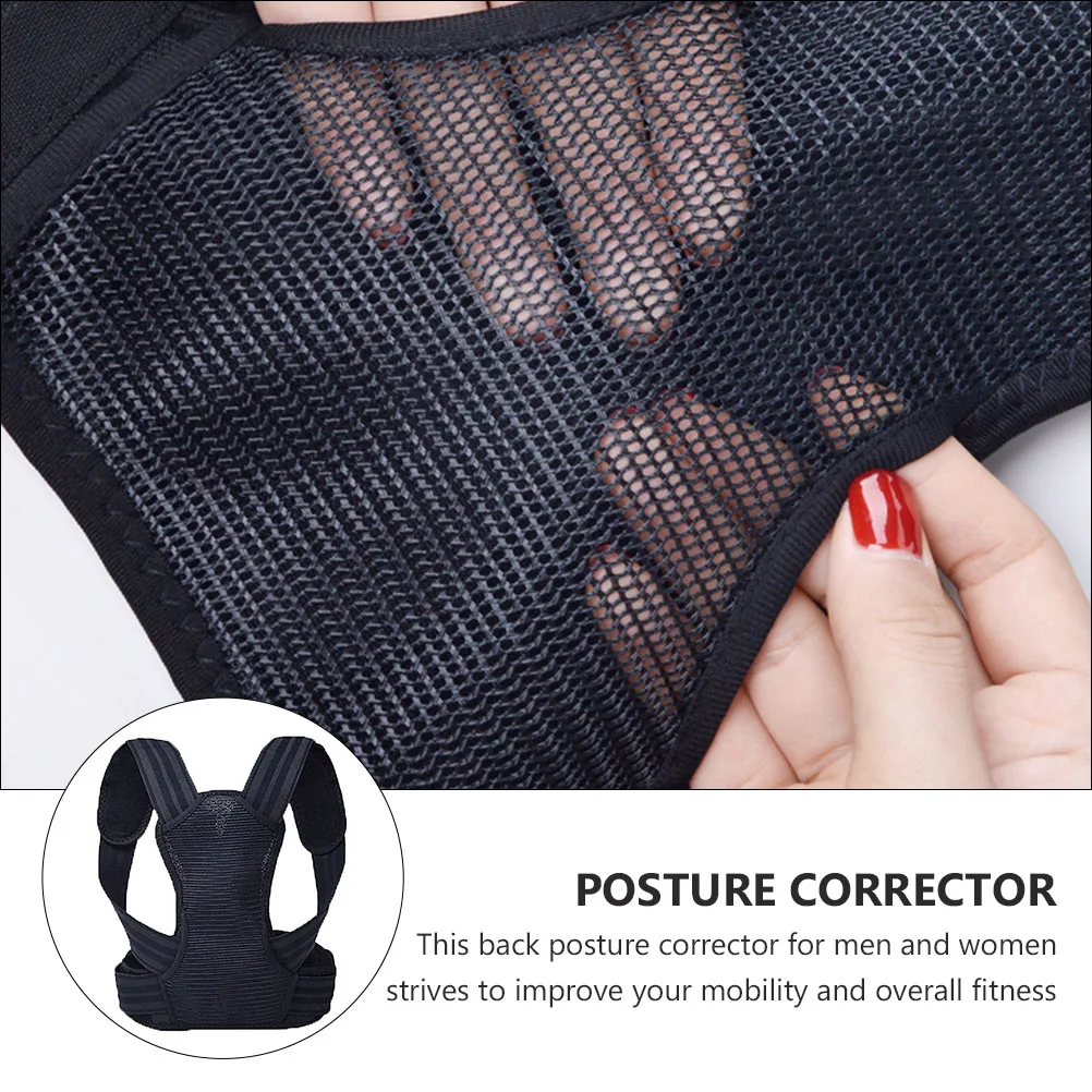 

Posture Corrector Back Brace Strap Adjustable Humpback Belt Trainer for Men Women Health Guard Soft Material Classic Design