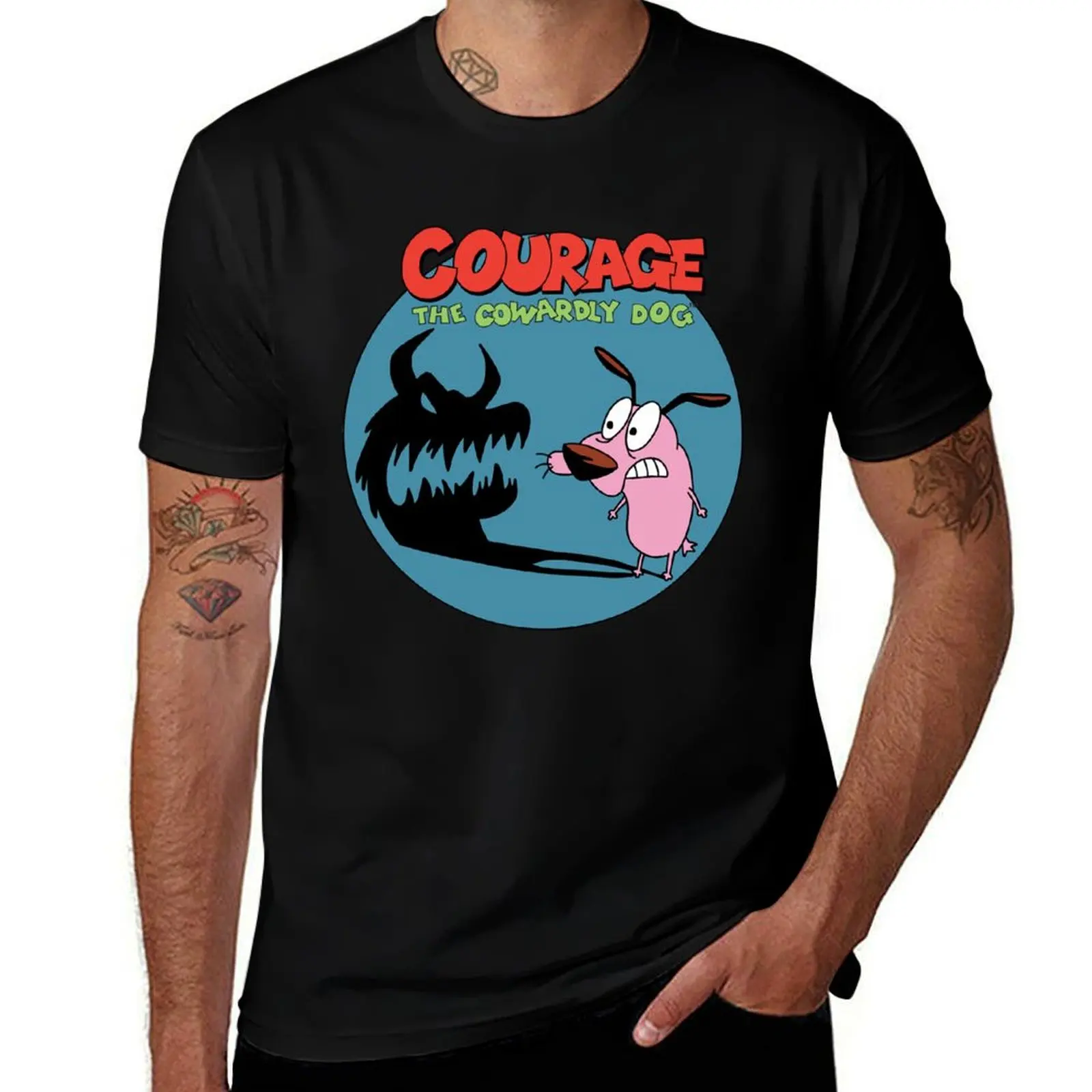 Courages the Cowardlys D.o.g T-Shirt Quick Dry Light Sports T-Shirt