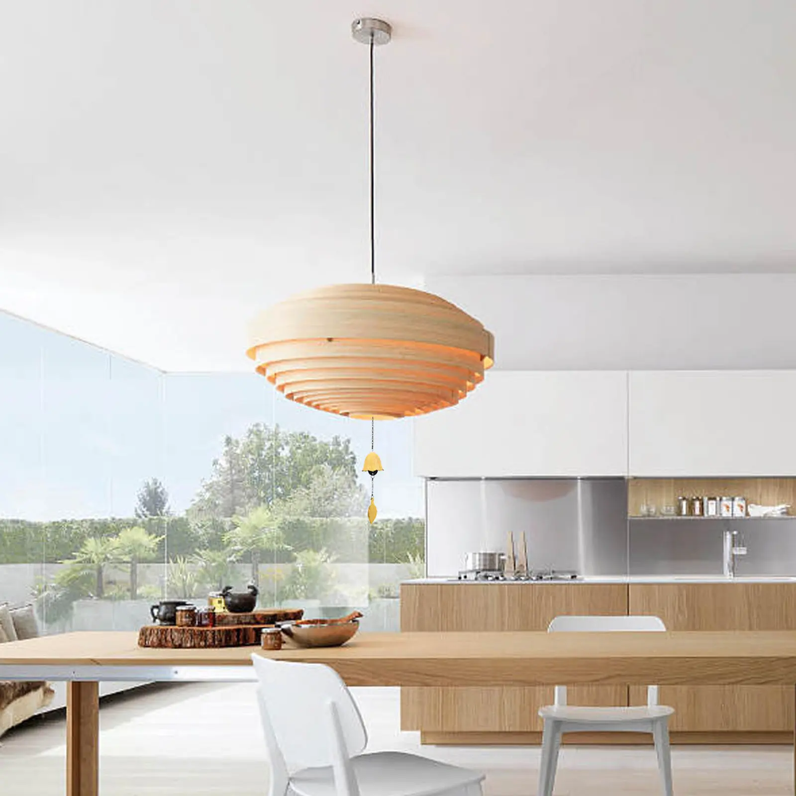 

2Pcs Outdoor Wind Chime Cast Iron Japanese Design Leaf Motif Garden Patio Balcony Decor Blessing Bell Soothing Sound Memorial