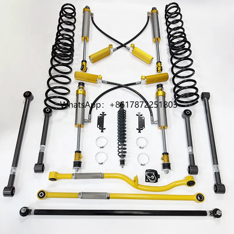 

High Performance Racing Off-road 4x4 Y61 Nitrogen Shock Absorber Adjustable Suspension Complete Kit