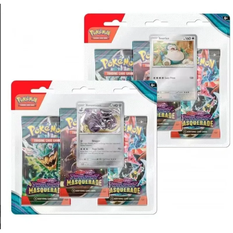 Original Pokemon Card US Versions English Scarlet SV6 Supplement Package ETB Anime Game Trading Collection Cards Children Gifts