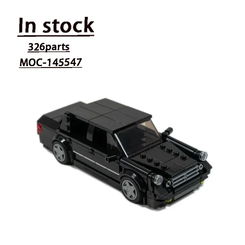 MOC- 145547   Supercar W210 Classe E Auto Assemblaggio Cuciture Building Block Modello MOC Educativo Per Bambini CompleannoBuilding BlocksToyGift