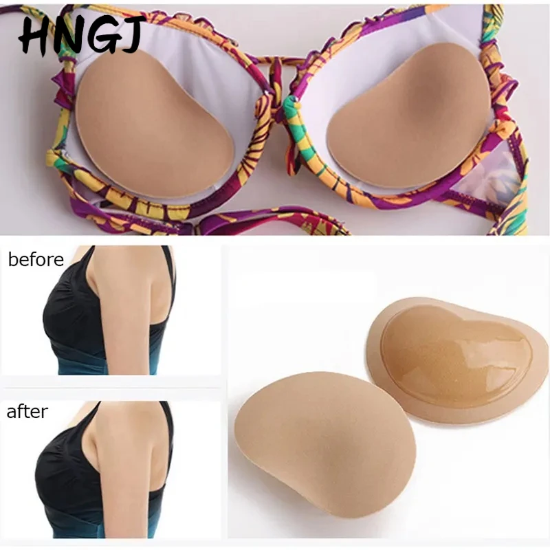 

Women’s Bikini Chest Pads - Push Up Thickened Sponge, Breathable Bra Inserts, Compatible with Swimsuits/Bikini Sets, Swimwear