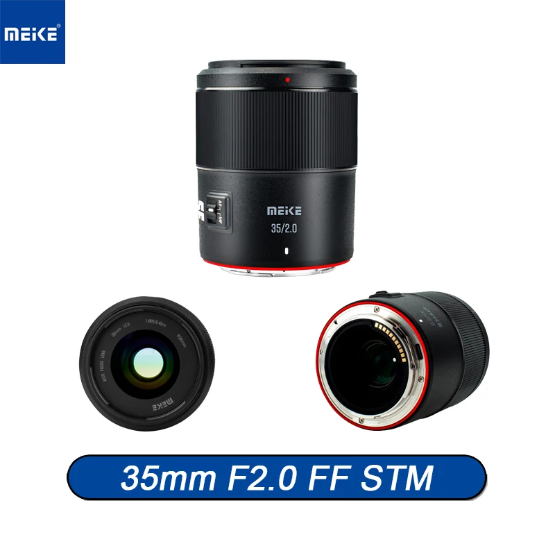 MEKE 35mm F2.0 Auto Focus Lens STM Motor Full Frame Large Aperture Portrait for Z/E/L Photography For Nikon Sony Leica