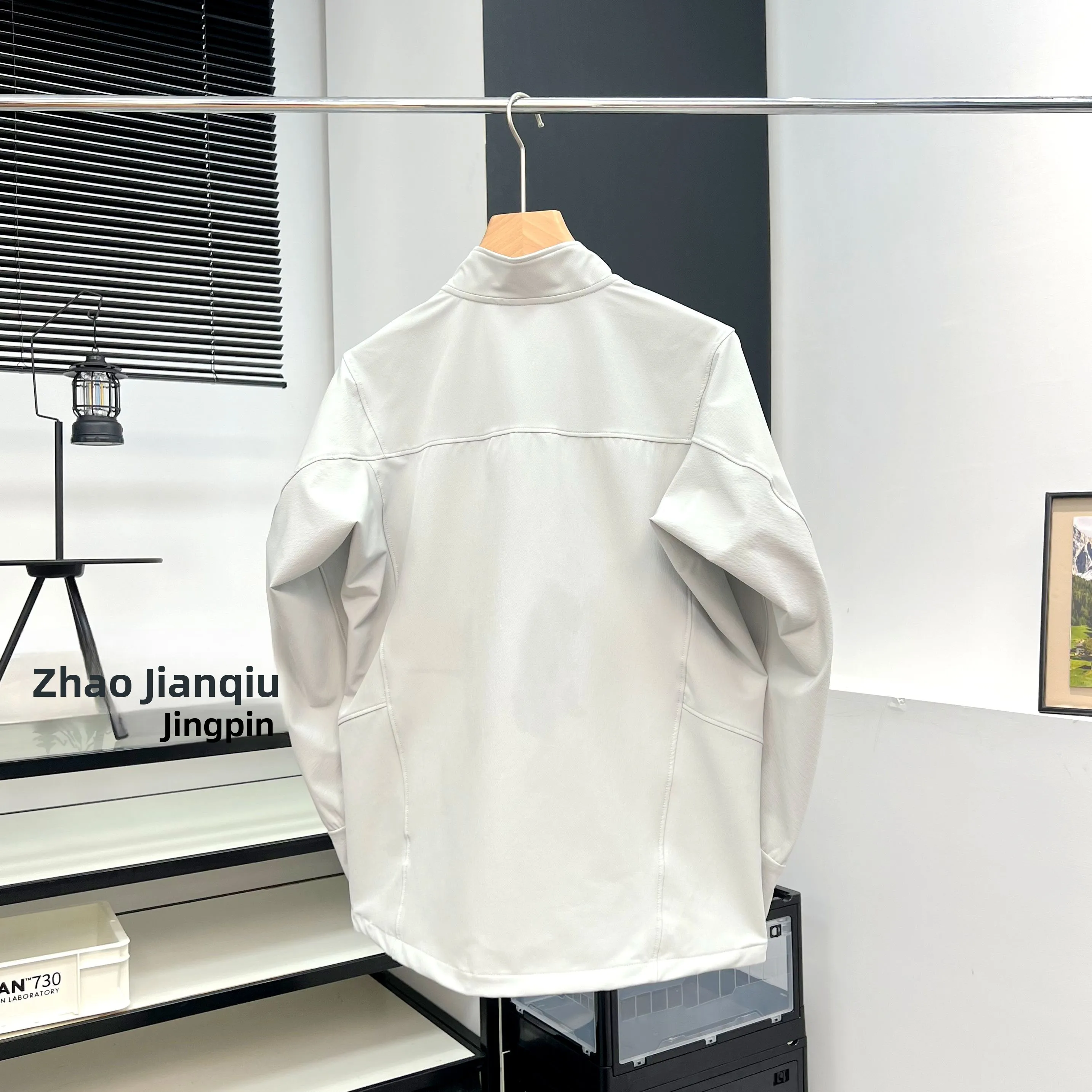 

Мужская легкая куртка софтшелл с 3D-кроем, на молнии, с флисовой подкладкой, длинными рукавами и воротником-стойкой, новая модная модель для весны