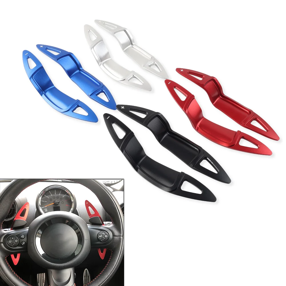 

2Pcs Car Interior Steering Wheel Paddle Shifter Extend Accessories For Mini Cooper R55 R56 R57 R58 R59 R60 R61