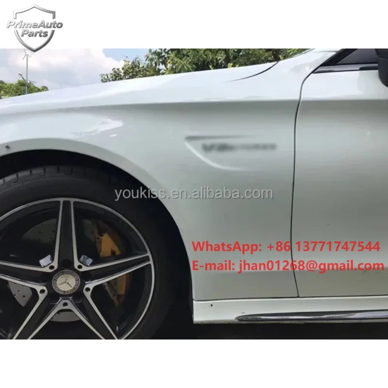 

Car Accessories for Mercedes benz C Class W205 C63 AMG Iron Fenders 2015 2016 2017