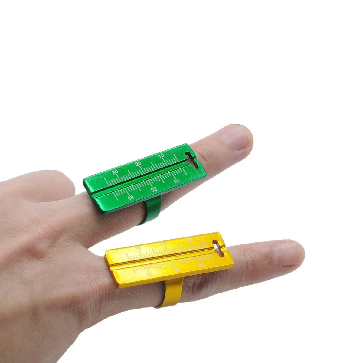 

1x Dental Ring Ruler Aluminium Alloy Colorful Endodontic Tool for Root Canal Dentist Scale Endo Finger Ruler Dentistry