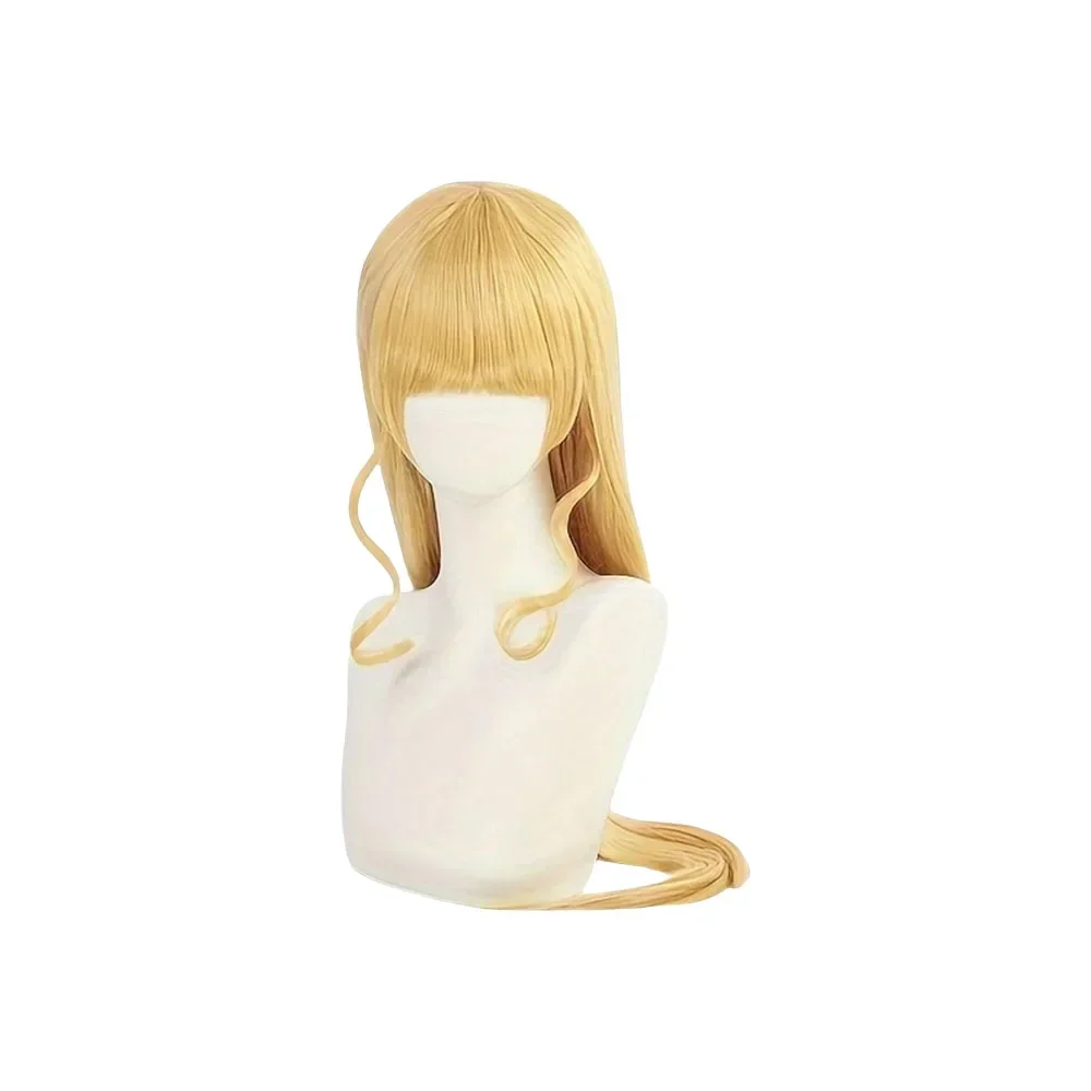 Anime Lovelive Superstar Heanna Sumire Cosplay Wigs Long Straight Yellow Heat Resistant Synthetic Hair Wig