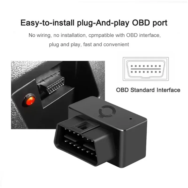 CY01 2G G500M GPS Tracker with OBD Extension Cable Vehicle Anti-Lost App Multi-Language Support Russian Satellite System