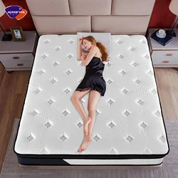 The Best Factory AUSSIE Roll Sleeping Well Full Inch Mattress Colchon Twin Queen King Double Gel Memory Foam Mattress