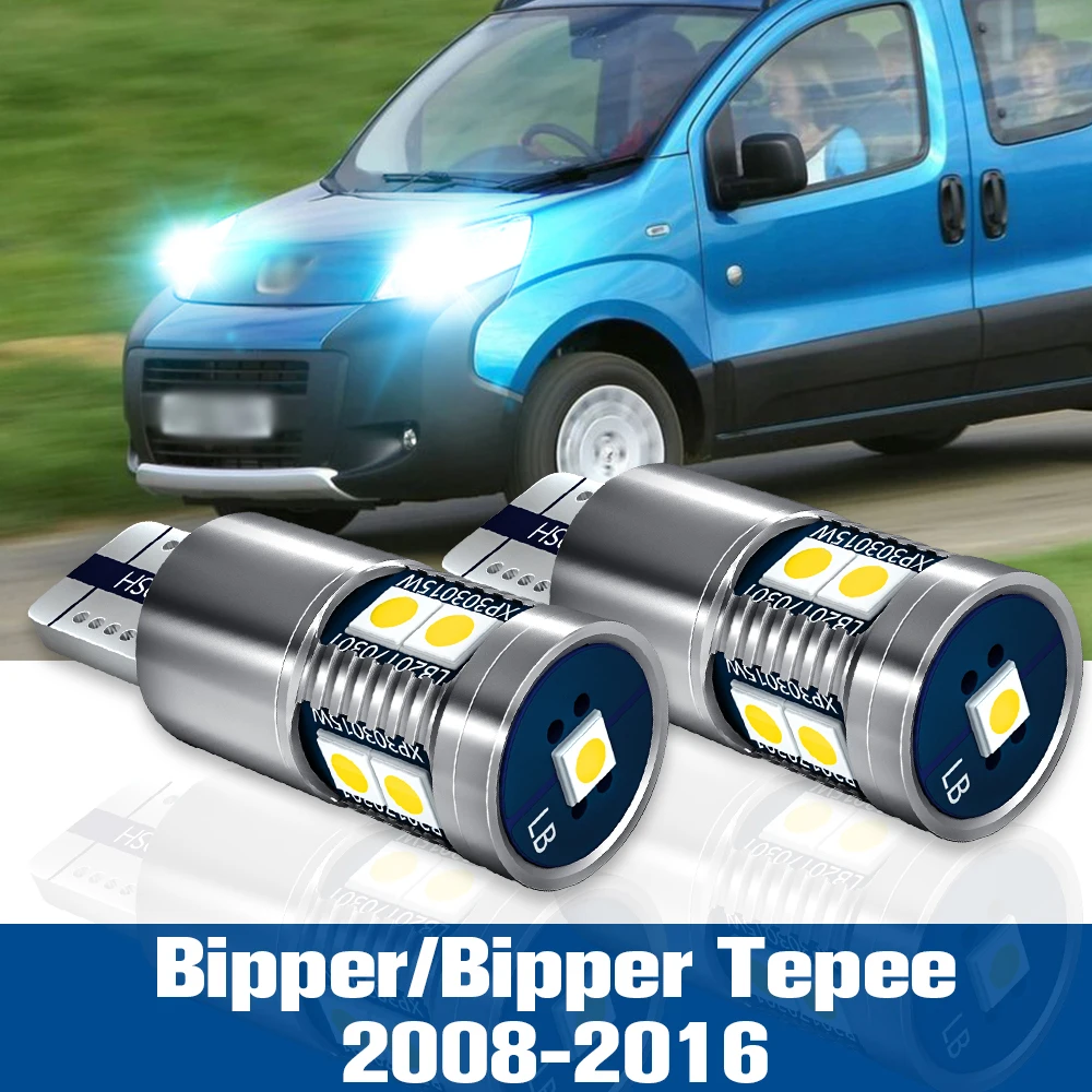 2pcs LED Clearance Light Bulb Parking Lamp Accessories Canbus For Peugeot Bipper Tepee 2008-2016 2010 2011 2012 2013 2014 2015