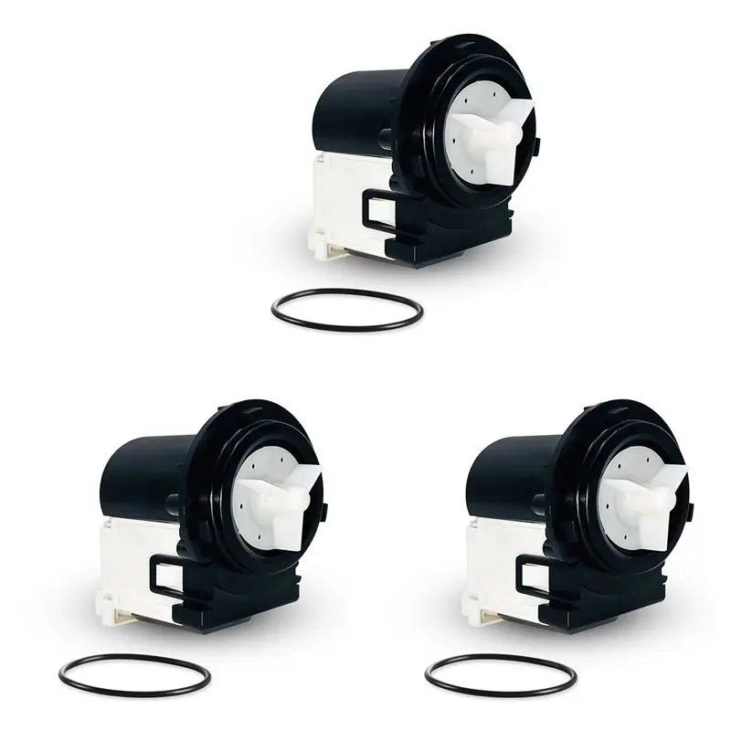 Bomba de desagüe para lavadora A05G-3X 4681EA2001T compatible con Ken-More y reemplaza a AP5328388, 4681EA1007G, 2003273, 4681EA1007D, WM3670HWA