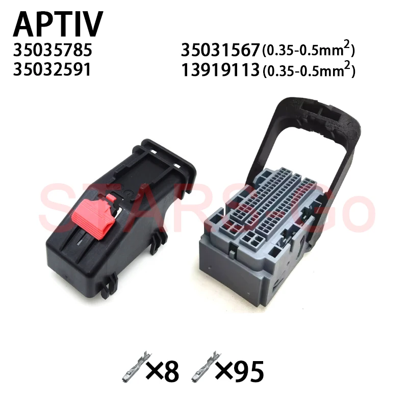 1/10SET 35035785 35032591 35031567 13919113 103P APTIV Delph PCB ECU Socket Harness Automotive Connector and Terminal