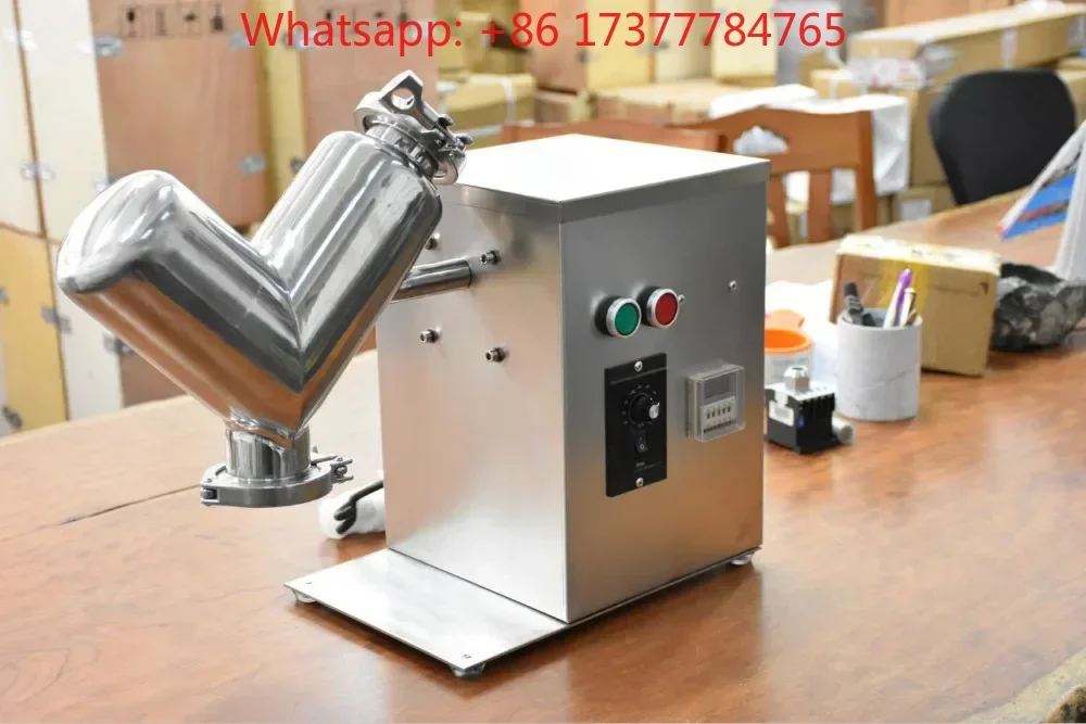 Pharmaceutical And Food Mixing Machine SxhVH-2 2L Small V-Type Powder Mixer Blender