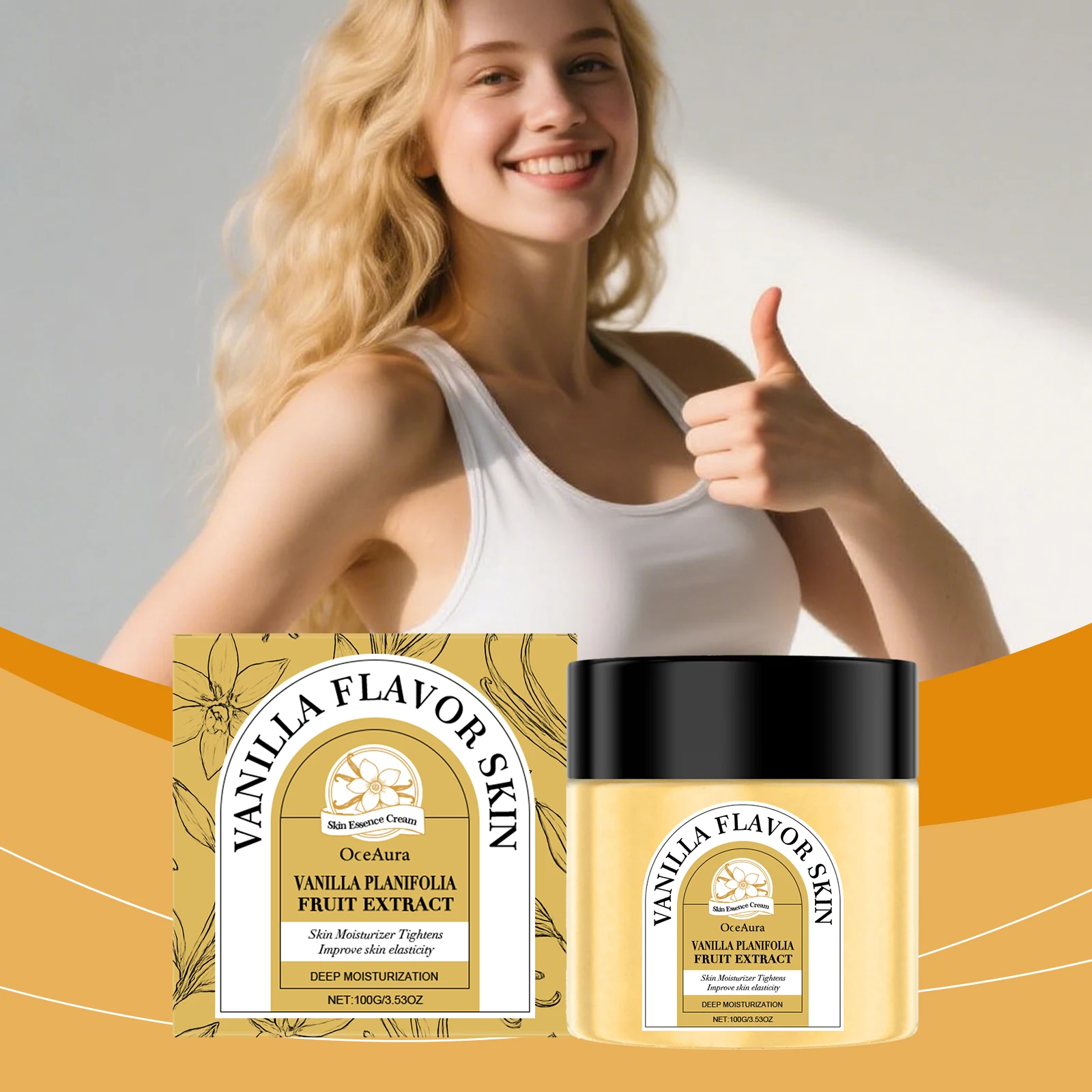 

Nourishing Body Care Cream-Deep Hydration & Moisturization, Keeps Skin Soft Tender, Aids Vitality Restoration & Relieves Dryness