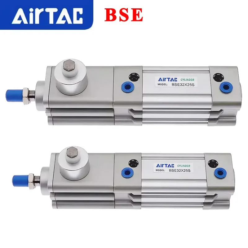 AirTAC BSE Pneumatic Cylinder Enclasp Lockable Various Sizes BSE32/40/50/63/80/100-25X50X100X200X500X1000-S Mounting Accessories