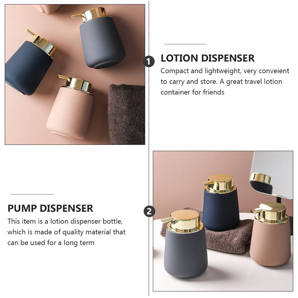 

Lotion Dispenser Pump Bottles H Liquid Soap Refillable Reusable Eco Friendly Push Type Travel Size Dispenser Container