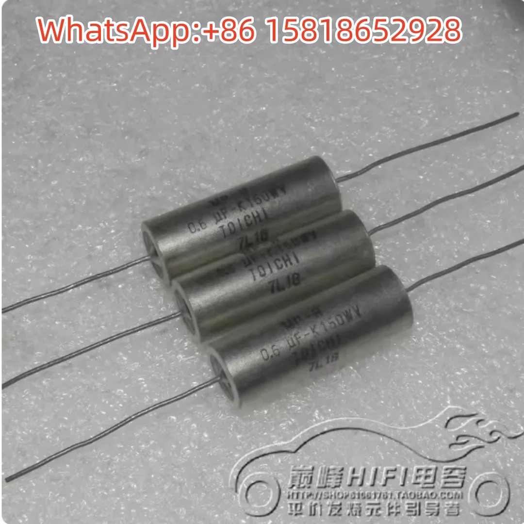 2pcs 160V 0.6UF 604k Size: 13*34mm Imported TOICHI Ceramic Head Copper Tube Oil-Immersed Coupling Capacitor