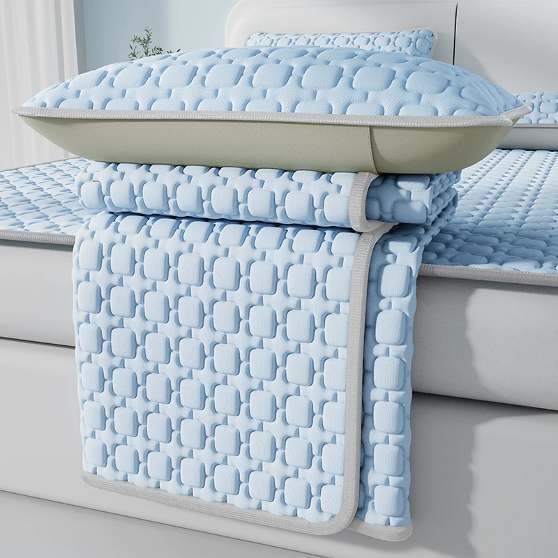 

2026 New Model Class A Latex Cooling Mat Bed Cover Summer Cool and Breathable Skin-friendly Mattress Cover 90x200 120x200