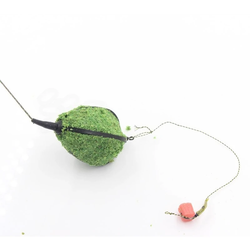 6Pcs European Method Feeder Set Heavy Weighted Bait Cage Carp Fishing ABS Durable Inline Lead Feeder Fishing Tackle view 6