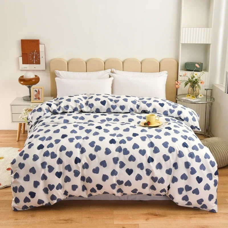 

Printing Cotton Duvet Cover Single Double Queen Size Quilt Cover High Quality Comforter Cover Skin Friendly Fabric 1Pc