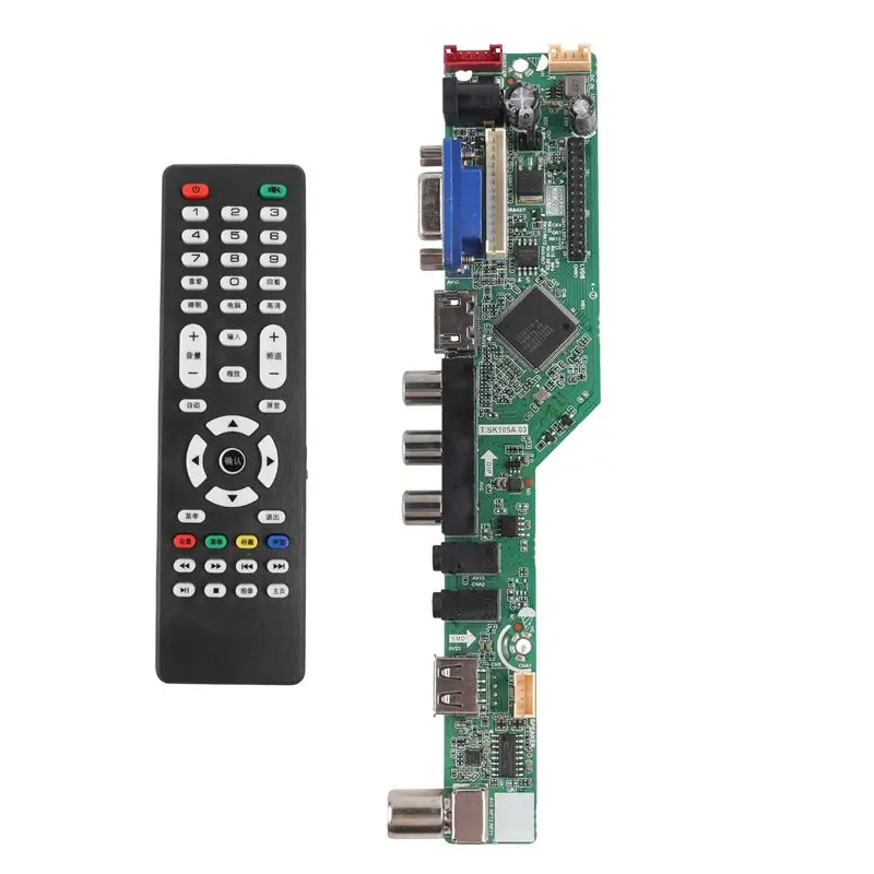 T. SK105A. 03 For LCD Controller Driver Board Mainboard For LCD TV Professional Motherboard Universal