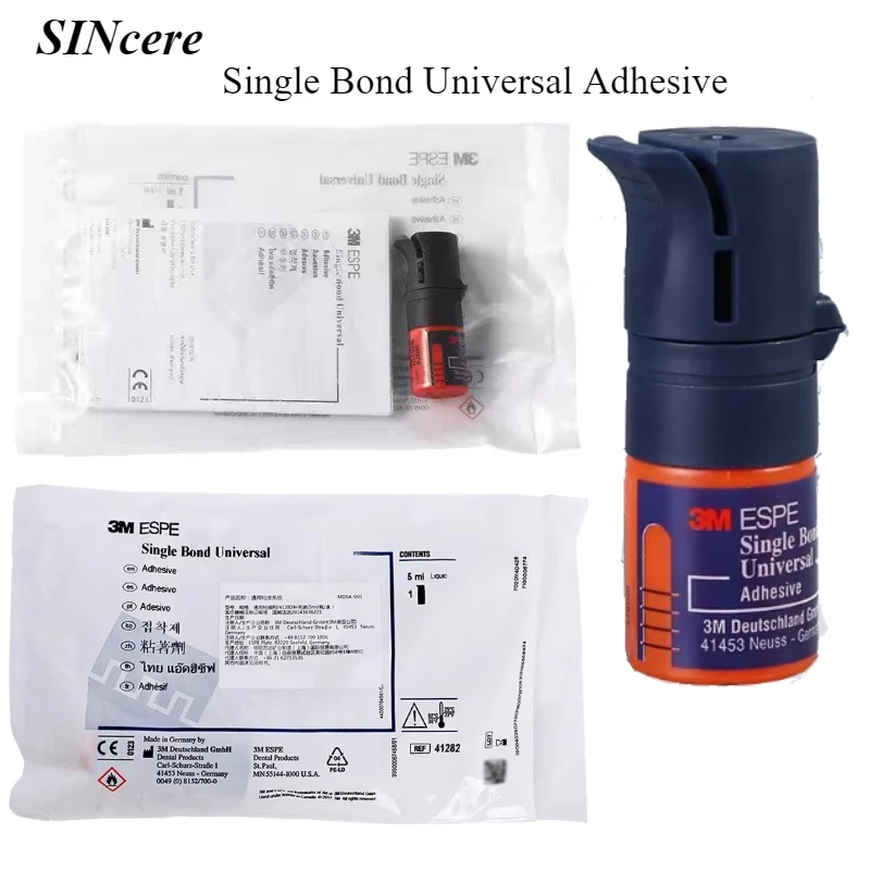 

New 3M 5Ml/Bottle ESPE 8th Single Bond Adhesive Scotchbond Universal for Dental Cure Composite Restorations Bonding Agent