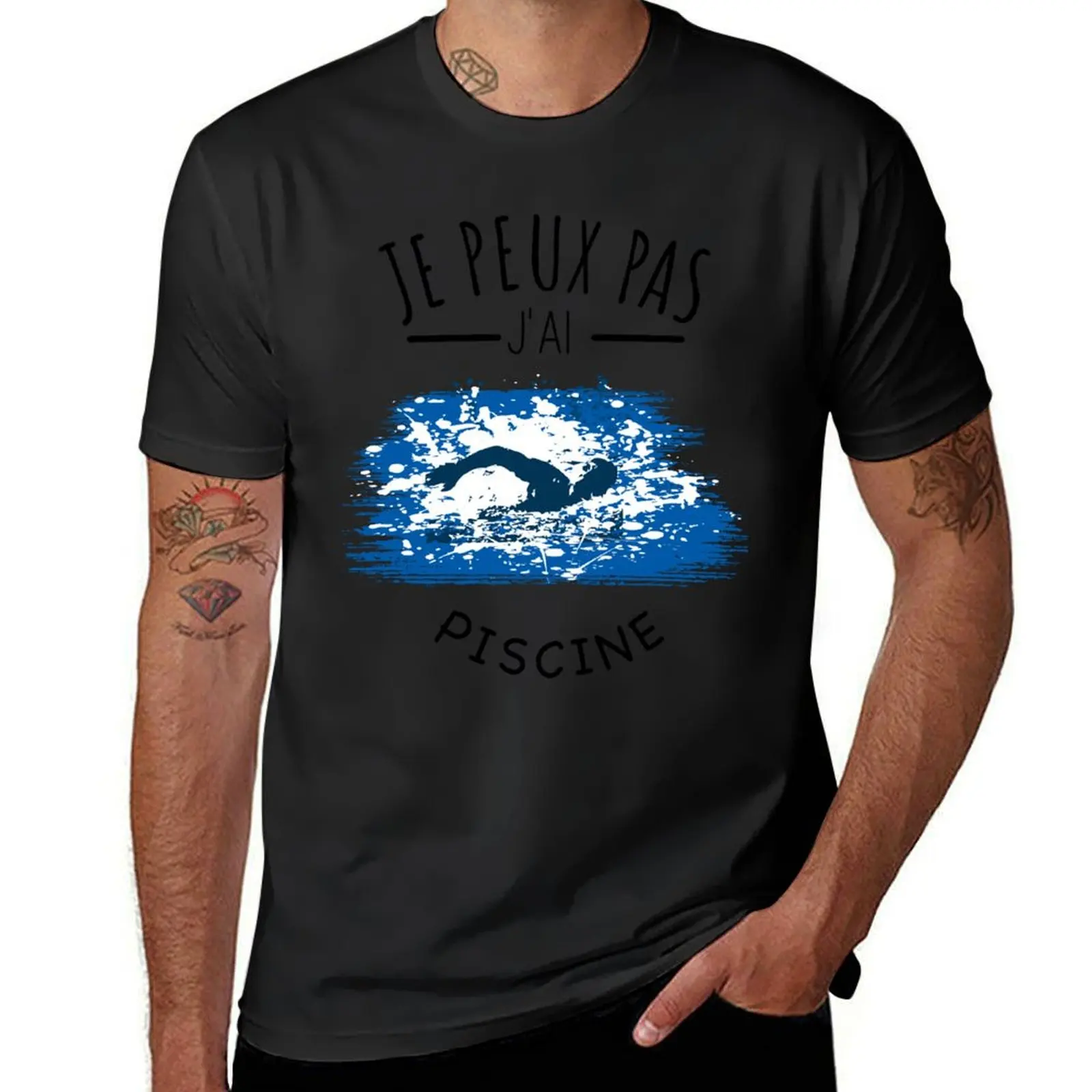 I can't I have swimming pool humor swimming pool sport T-Shirt quick-drying Aesthetic clothing mens funny t shirts