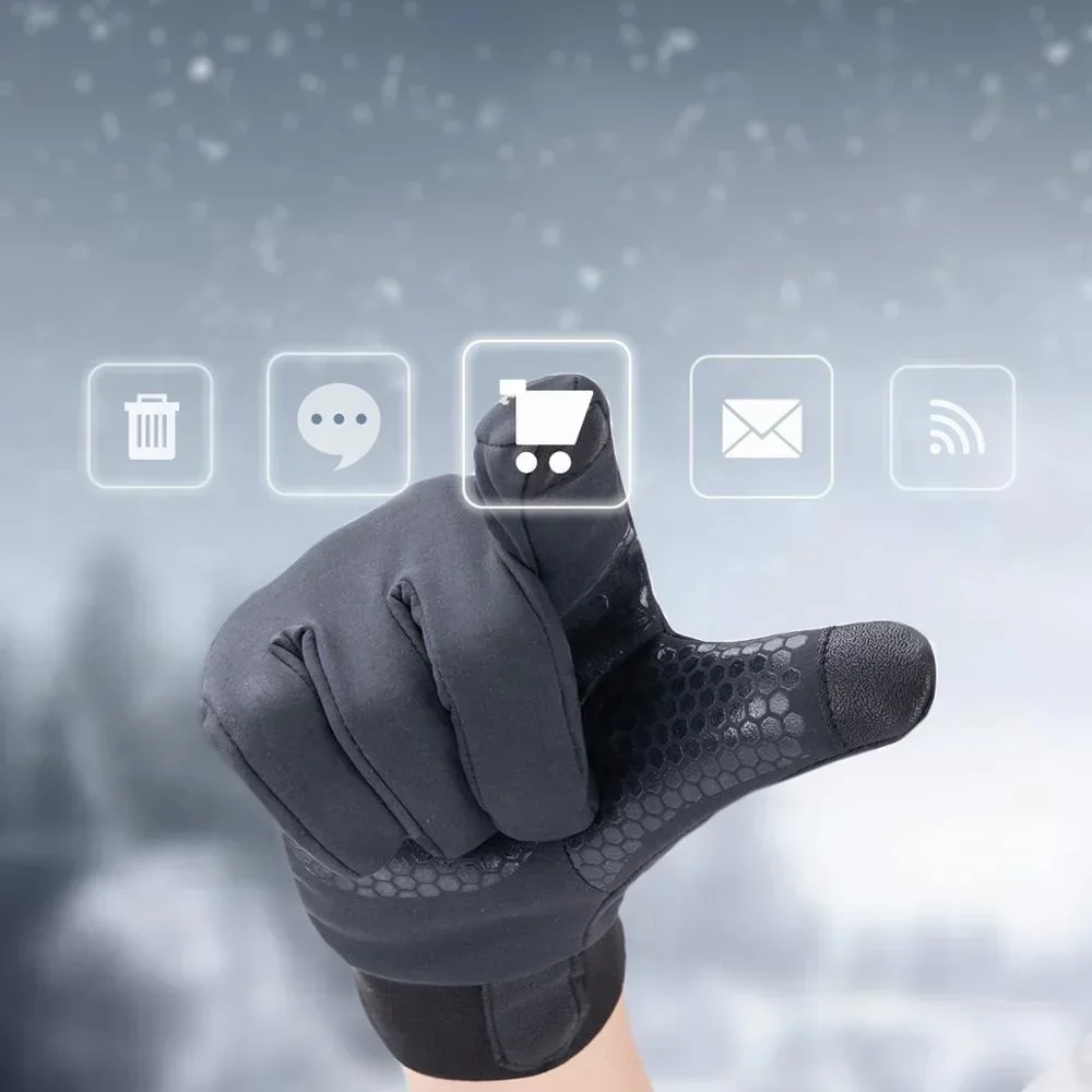 Naturehike Outdoor Hiking Sport Gloves Keeping Warm Soft Anti-slip Touch Screen Cycling Full Finger Gloves