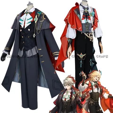 Game Genshin Impact Alhaitham Kaveh Cosplay Costume Fancy Suit Full Set Collaboration Suits For Women Men Halloween Party Props