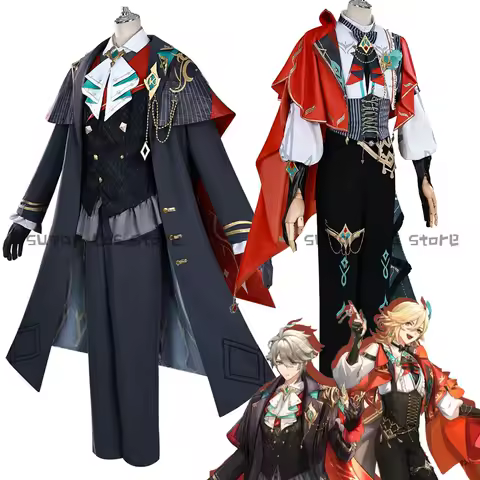 Game Genshin Impact Alhaitham Kaveh Cosplay Costume Fancy Suit Full Set Collaboration Suits For Women Men Halloween Party Props