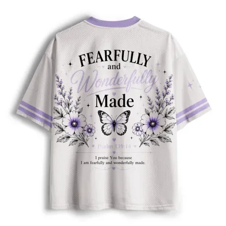 Flower Butterfly Camera Bible Quotes 3D Full Print Mesh V-neck White Purple Short Sleeve Retro Streetwear Top