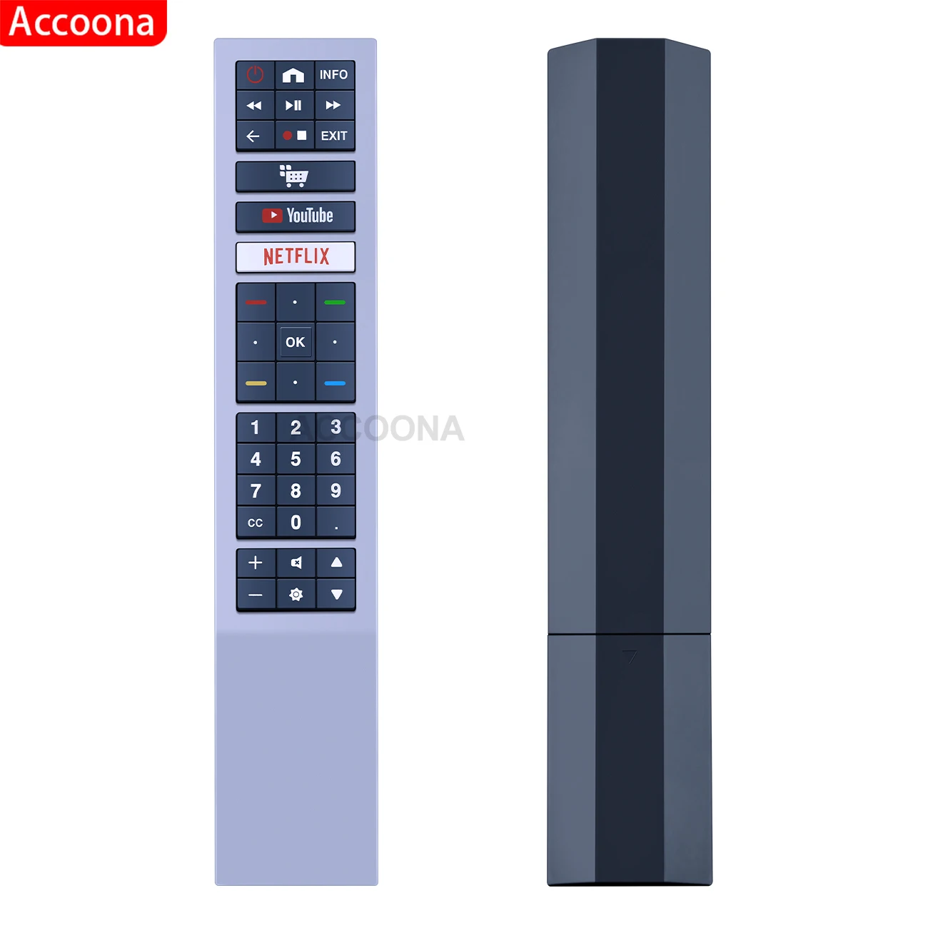ريموت كنترول rc4183901, 398gr10beacn003ph, 32s5295, 43s5295, للتلفاز الذكي, تلفاز led, مع اليوتيوب وnetflix