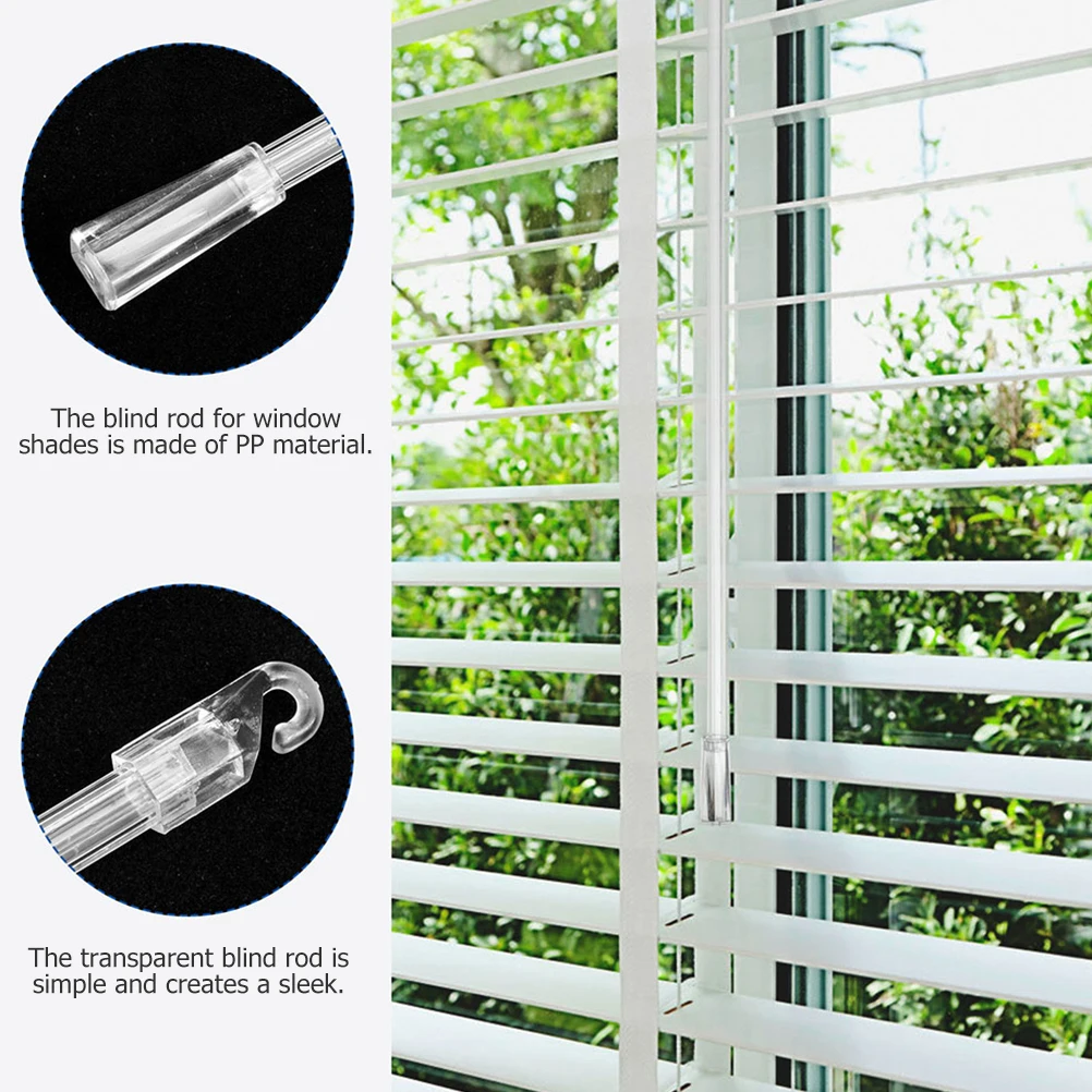 4 stücke Transparent Vorhang Zugstange Jalousien Zauberstab Grip Ersatz Reparatur Teil Vertikale Jalousie Opener Fenster Pole Haken