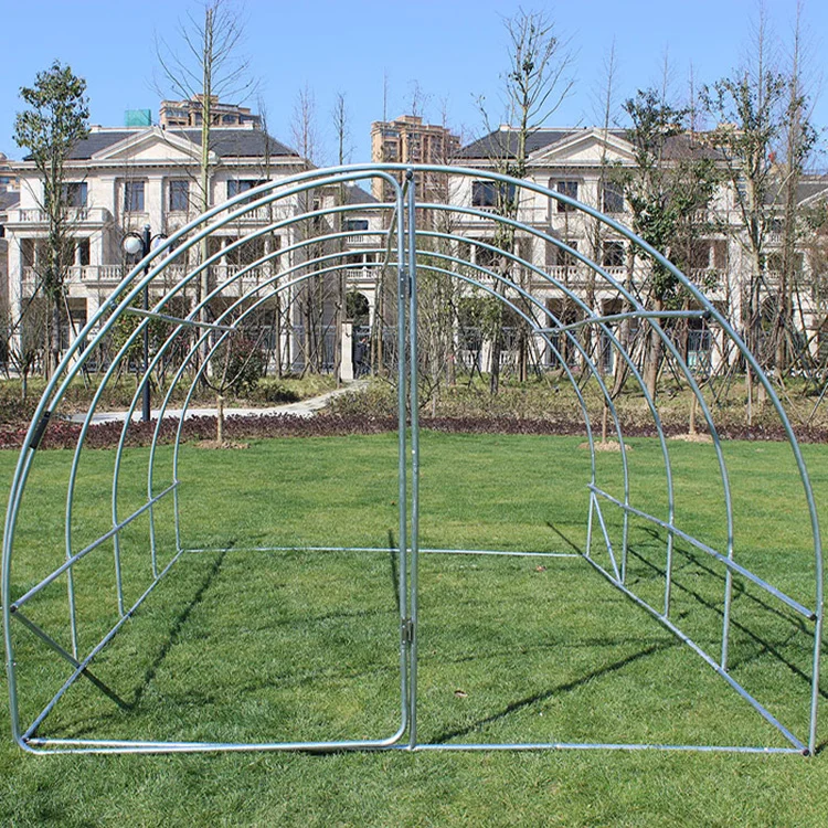 2025Winter Plants and Vegetables Warm Fully Galvanized Frame Agricultural Walk-In Tunnel Greenhouse