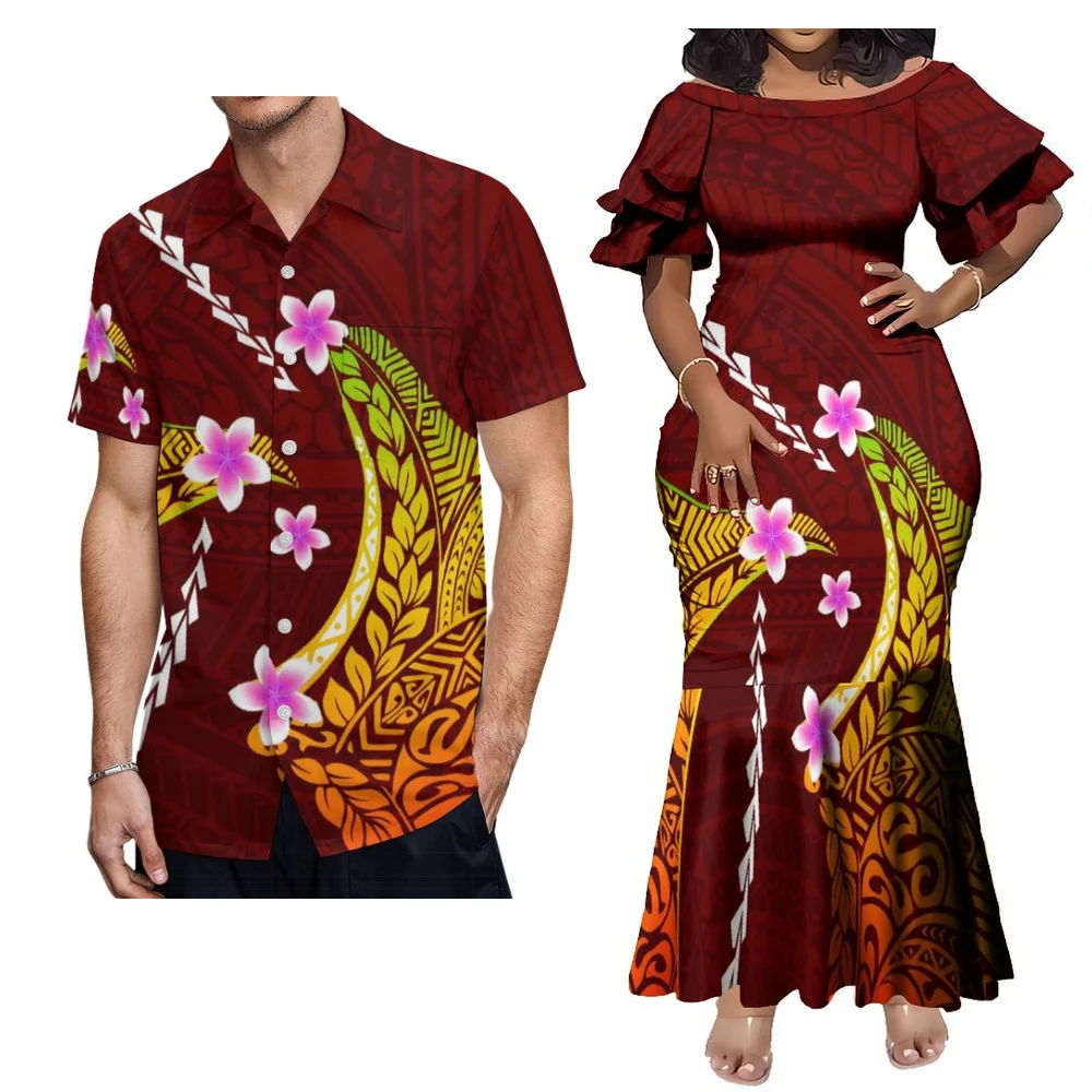 ليس للبيع قميص رجالي مطبوع ثلاثي الأبعاد بنمط جديد من ساموا #4