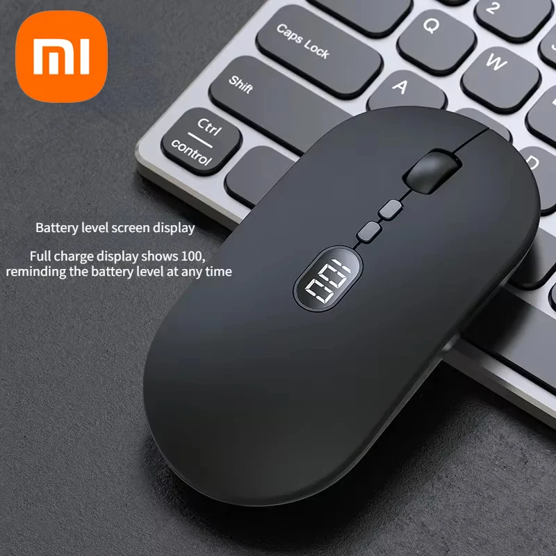 Xiaomi X1 Wireless Mouse With Screen 2.4G Portable USB Dual Modes Mouse Silent Click Laptop Office Fashion Gaming Mouse