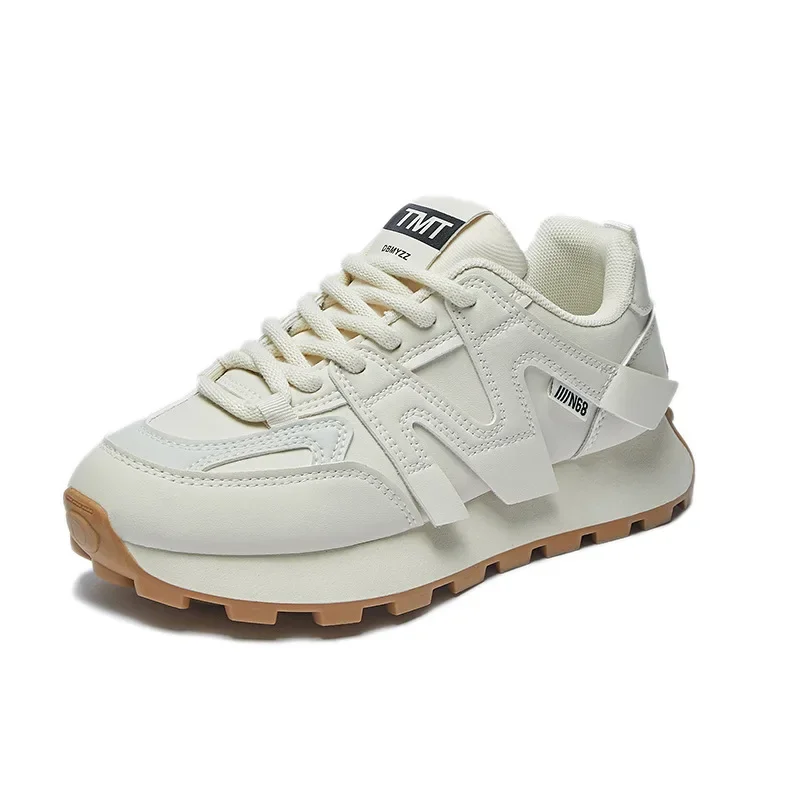 Zapatillas deportivas de suela gruesa para mujer, zapatos informales de Forrest Gump para correr, para estudiantes, para aumentar el orgasmo, versión coreana, Primavera