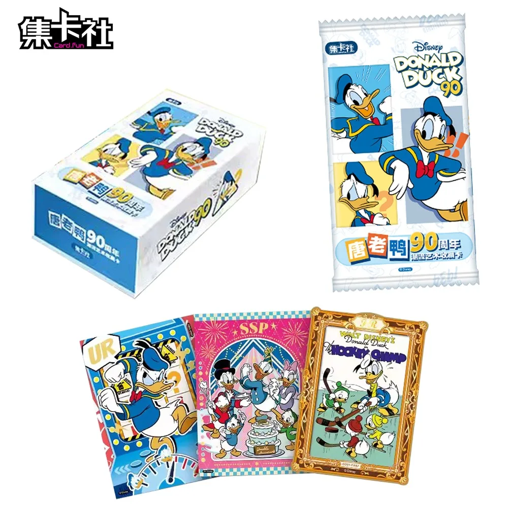 Card.Fun Original Disney Donald Duck Karte, 90. Jubiläums-Serie, Fiction Cartoon-Karte, klassische Sammelkarten in limitierter Auflage