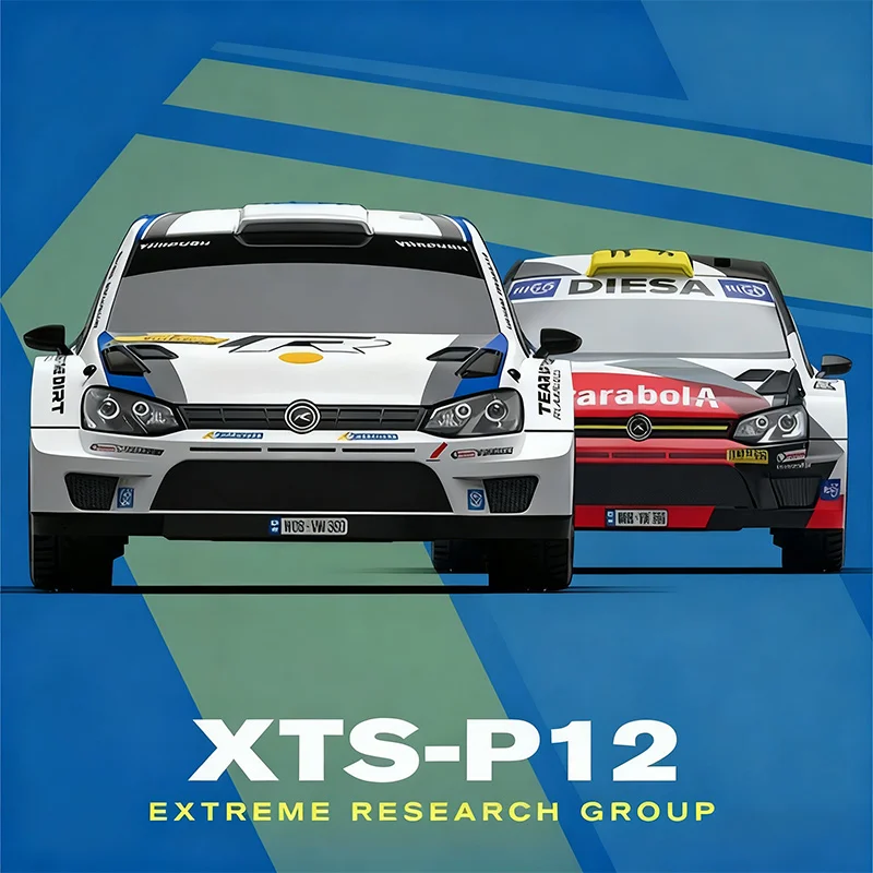 

LLL XTS-P12 Rally Car 1:12 RC Remote Control Car Model 6CH Four-Wheel Drive Brushless Drifting Rally Car Racing Off-Road Vehicle